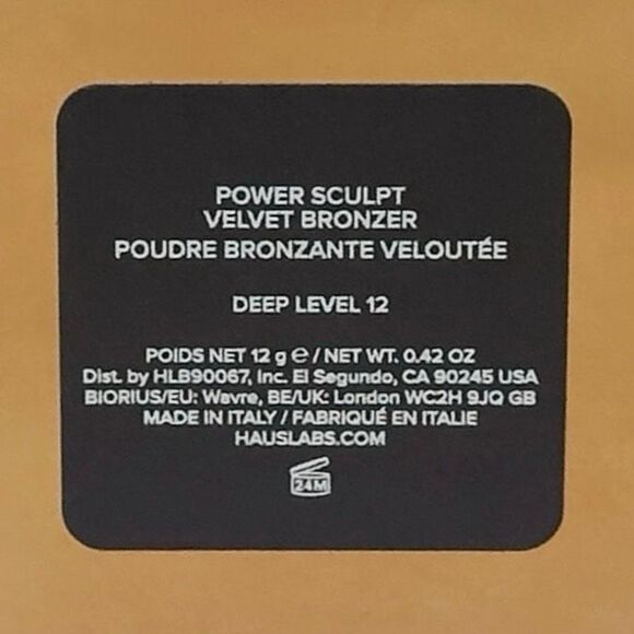 HAUS LABS by Lady Gaga Power Sculpt Velvet Bronzer - Deep Level 12 - 0.42 oz - Picture 4 of 6